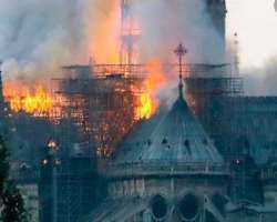 The church survived after a deadly accident in April 2019 when a massive fire destroyed the spire and oak room. Over 400 firemen worked hard to contro
